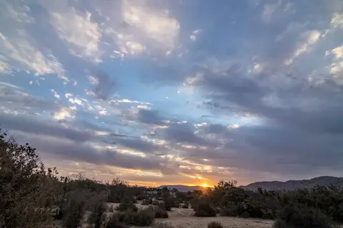 Beautiful clouds at sunset, near Combarbalá.