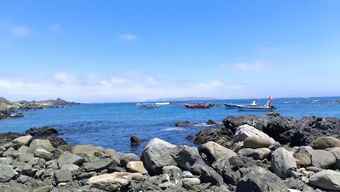 View toward the sea.
